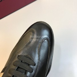 Bally Fashion Black Calf Leather Casual Shoes For Men 