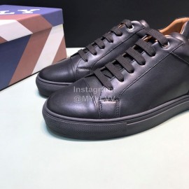 Bally Stripe Black Calf Leather Casual Sneakers For Men 