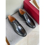 Bally Autumn Winter New Black Calf Leather Shoes For Men