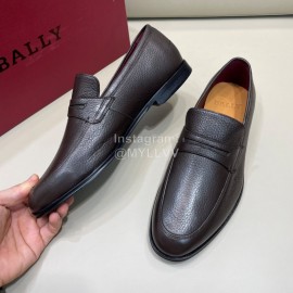 Bally Autumn Winter New Calf Leather Shoes Black For Men