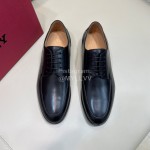 Bally Autumn Winter New Calf Leather Casual Shoes For Men Black