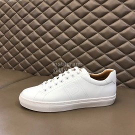 Bally Spring Summer Calfskin Casual Shoes For Men White