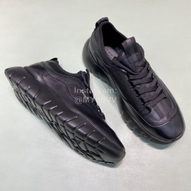 Bally Bikki Light Leather Casual Sneakers For Men Black