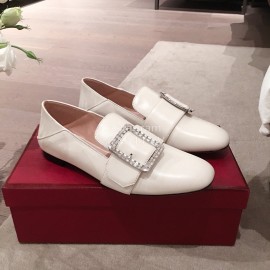Bally Spring Fashion White Calfskin Muller Shoes For Women 