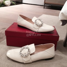 Bally Spring Fashion Calfskin Shoes For Women White
