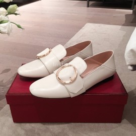 Bally Spring Fashion White Calfskin Shoes For Women 