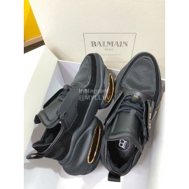 Balmain Fashion Thick Soled Casual Sneakers For Women Black