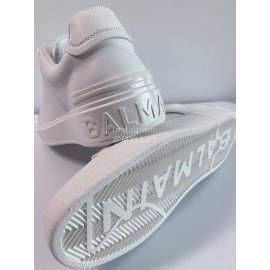 Balmain Fashion Calf Casual Shoes For Women White