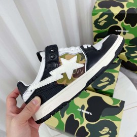 Bape Sta Leather Casual Sneakers White