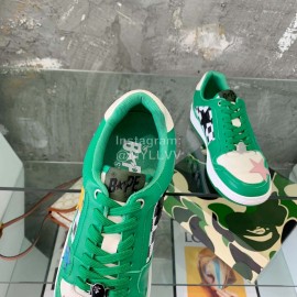 Bape Sta Casual Sneakers For Men And Women Green