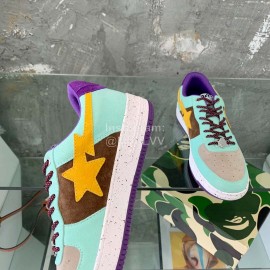 Bape Sta Casual Sneakers Green For Men And Women