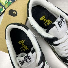 Bape Sta Embroidery Logo Sneakers For Men And Women Black