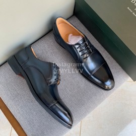 Berluti Calf Leather Business Shoes For Men Blackish Green