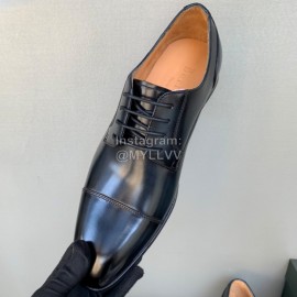 Berluti Calf Leather Business Shoes For Men Blackish Green