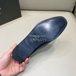 Berluti Fashion Leather Casual Shoes For Men Navy