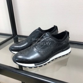 Berluti Black Calf Leather Casual Shoes For Men 