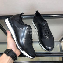 Berluti Calf Leather Casual Sneakers For Men Black