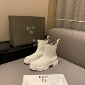 Both Autumn Winter White Soft Cowhide High Heeled Boots For Women