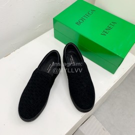Bottega Veneta Thick Bottom Woven Casual Shoes For Men And Women Black