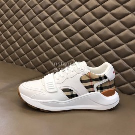 Burberry Cowhide Canvas Elevated Sneakers For Men