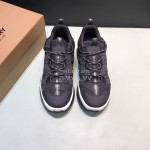 Burberry Fashion Black Mesh Union Sneakers For Men