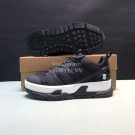 Burberry Fashion Black Mesh Union Sneakers For Men