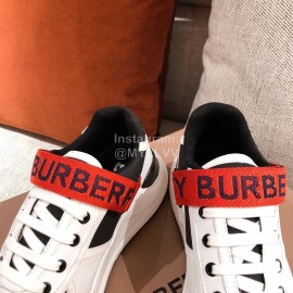 Burberry Autumn Winter Thick Soles Sneakers For Women Red