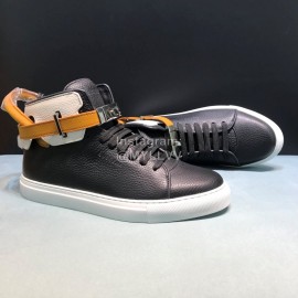 Buscemi Classic Calf Leather High Top Sneakers For Men