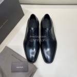 Bottega Veneta Fashion Calf Leather Lace Up Shoes For Men Black