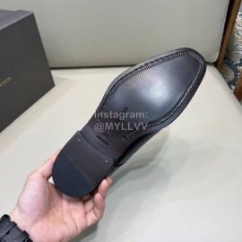 Bottega Veneta Fashion Calf Leather Lace Up Shoes For Men Black