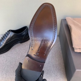 Bottega Veneta New Black Cowhide Lace Up Casual Shoes For Men 