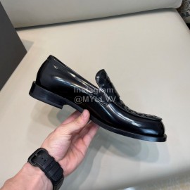 Bottega Veneta Woven Calf Leather Casual Shoes For Men