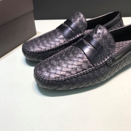 Bottega Veneta Woven Calf Leather Casual Shoes For Men 