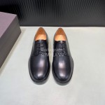 Bottega Veneta New Cowhide Lace Up Shoes For Men Black