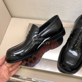 Bottega Veneta New Black Patent Leather Shoes For Men 