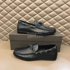 Bottega Veneta Bow Calf Leather Business Shoes For Men