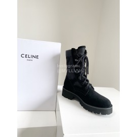 Celine New Short Boot Strap Martin Boots For Women 