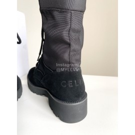 Celine New Short Boot Strap Martin Boots For Women 