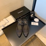 Chanel Autumn Bow Sheepskin Shoes Black