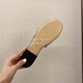 Chanelin Spring Summer New Pearl Slippers Beige