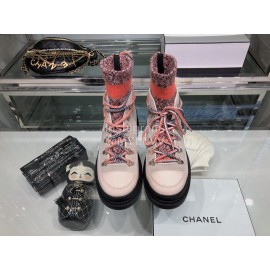 Chanel Autumn Winter Cool Boots Orange