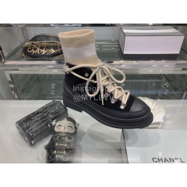 Chanel Autumn Winter Cool Boots Khaki