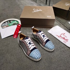 Christain Louboutin Fashion Leather Casual Shoes For Men And Women