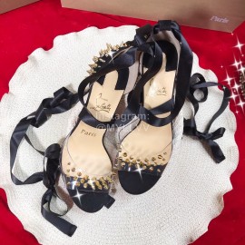 Christain Louboutin Spring Summer New Sheepskin High Heel Sandals For Women 