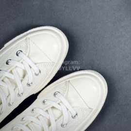 Converse Cdg Play Casual High Sport Canvas Shoes White