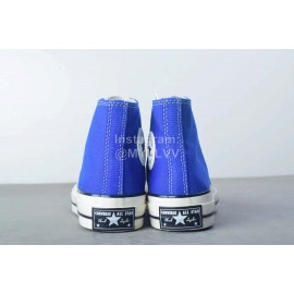 Converse Chuck 70s High Top Canvas Shoes For Men And Women Blue
