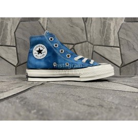 Converse Chuck 1970s High Top Canvas Shoes Blue