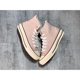 Converse Chuck 70s Leather Wool High Top Shoes Pink