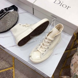Dior Converse 1970s“Not For Sale”High Top Shoes White