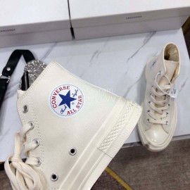 Dior Converse 1970s“Not For Sale”High Top Shoes White